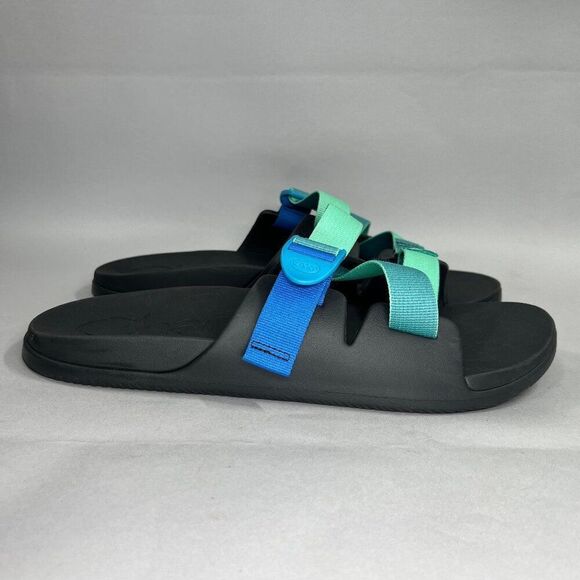 Chaco Chillos Sandals Men's Size 15 Blue Active Running Recovery Beach Slides - Picture 1 of 11